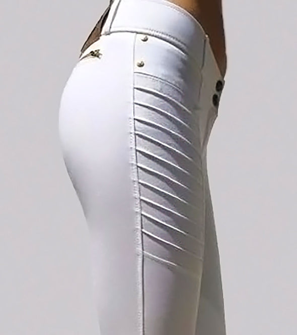 pantalon déquitation technique genial blanc alexandra ledermann sportswear