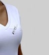 top basic push your limits tee shirt technique blanc alexandra ledermann sportswear alsportswear