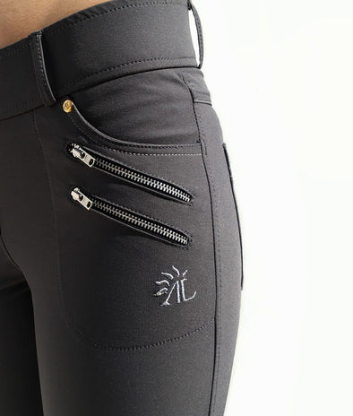 pantalon equitation technique rival grip gris alexandra ledermann sportswear alsportswear