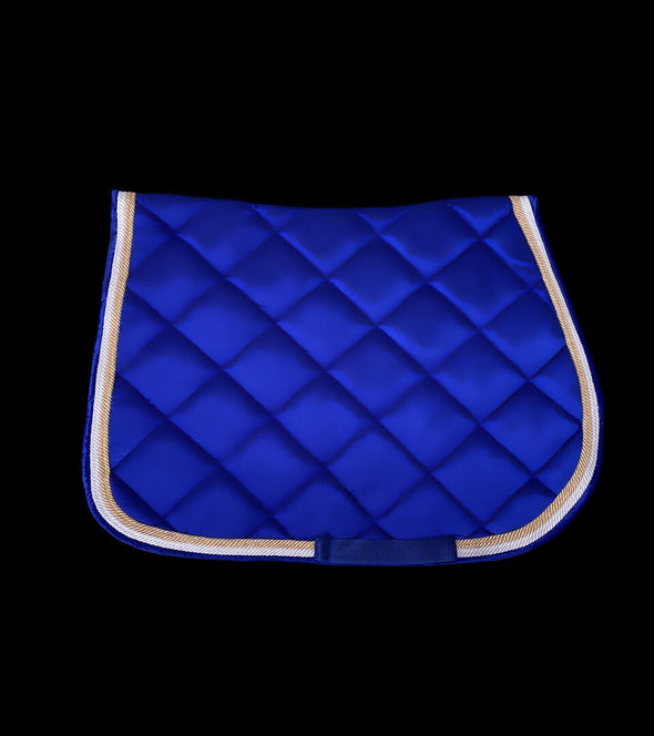 tapis cheval bleu roi 4 cordes or et blanc alexandra ledermann sportswear al sportswear