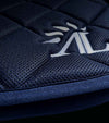 tapis de selle mesh bleu marine alexandra ledermann sportswear alsportswear