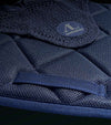 tapis de selle mesh bleu marine blanc respirant alsportswear alexandra ledermann sportswear alsportswear