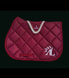 tapis de selle mesh bordeaux made in france alsportswear alexandra ledermann sportswear alsportswear