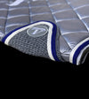 bonnet gris perle cordes blanc bleu roi alexandra ledermann sportswear