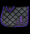 tapis bonnet noir cordes bleu roi violet ensemble plat alsportswear alexandra ledermann sportswear