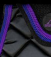 bonnet cheval noir cordes bleu roi violet zoom alexandra ledermann sportswear alsportswear