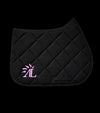 tapis mesh 3d poney noir rose chamallow alexandra ledermann sportswear alsportswear