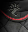 tapis mesh noir cordes bordeaux noir logo paillettes alexandra ledermann sportswear alsportswear