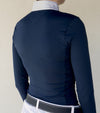 Polo Walikota Bleu Profond vue dos Alexandra Ledermann Sportswear ALSportswear