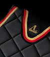 tapis bonnet noir cordes rouge or zoom alsportswear alexandra ledermann sportswear