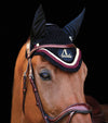 bonnet cheval noir choco bordeaux or alexandra ledermann sportswear alsportswear
