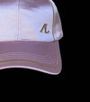 casquette rose liseret or clear round alexandra ledermann sportswear alsportswear