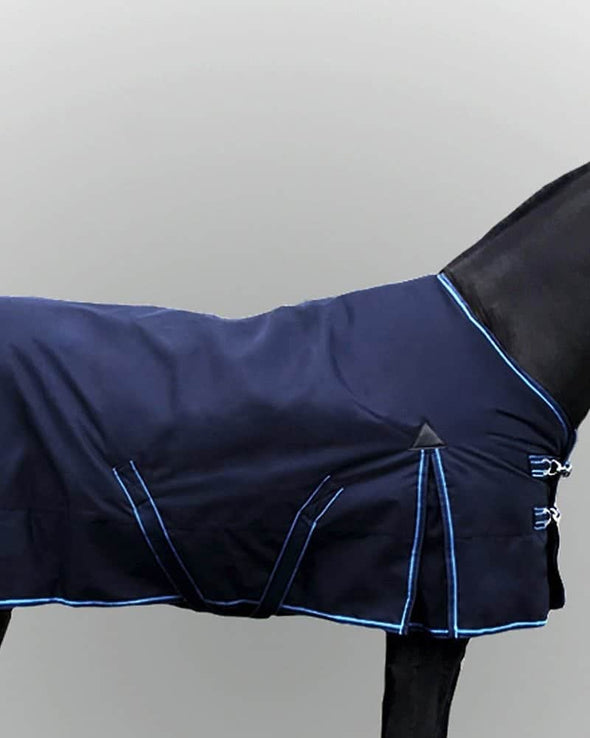 couverture hiver bleue 400g cheval profil alexandra ledermann sportswear alsportswear
