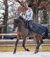 couvre reins cheval noir bleu roi alexandra ledermann sportswear alsportswear
