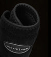 guetres fermees noires paillettes detail couture alexandra ledermann sportswear alsportswear