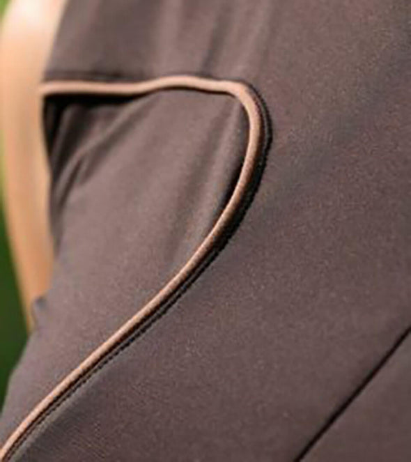 haut palmbeach choco daim femme alexandra ledermann sportswear