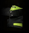 pantalon equitation color vibes noir details jaune eclat a plat alexandra ledermann sportswear alsportswear