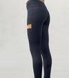 pantalon equitation color vibes noir details tan arriere alexandra ledermann sportswear al sportswear