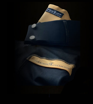 pantalon equitation color vibes noir details tan plat alexandra ledermann sportswear al sportswear