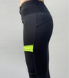pantalon equitation color vibes noir details jaune eclat profil gauche alexandra ledermann sportswear alsportswear