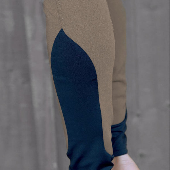 pantalon equitation liveal taupe jambe lycra bronze alexandra ledermann sportswear alsportswear