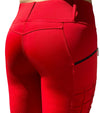 pantalon equitation rouge femme magic vibes alexandra ledermann sportswear alsportswear