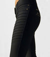 pantalon d'equitation genial noir profil alexandra ledermann sportswear alsportswear