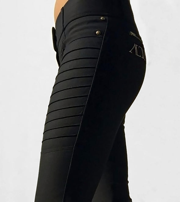 pantalon d'equitation genial noir profil alexandra ledermann sportswear alsportswear