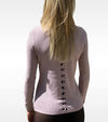 pull equitation details dos feminin rose poudre verso alexandra ledermann sportswear alsportswear