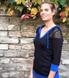 pull leger feminin noir bleu roi myboo alexandra ledermann sportswear alsportswear