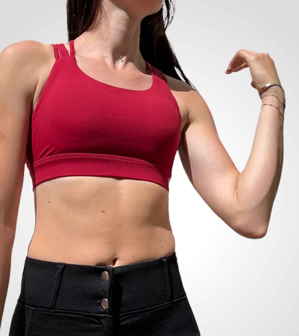 Brassière de Sport Power Rouge ∙ AL Sportswear – Alexandra
