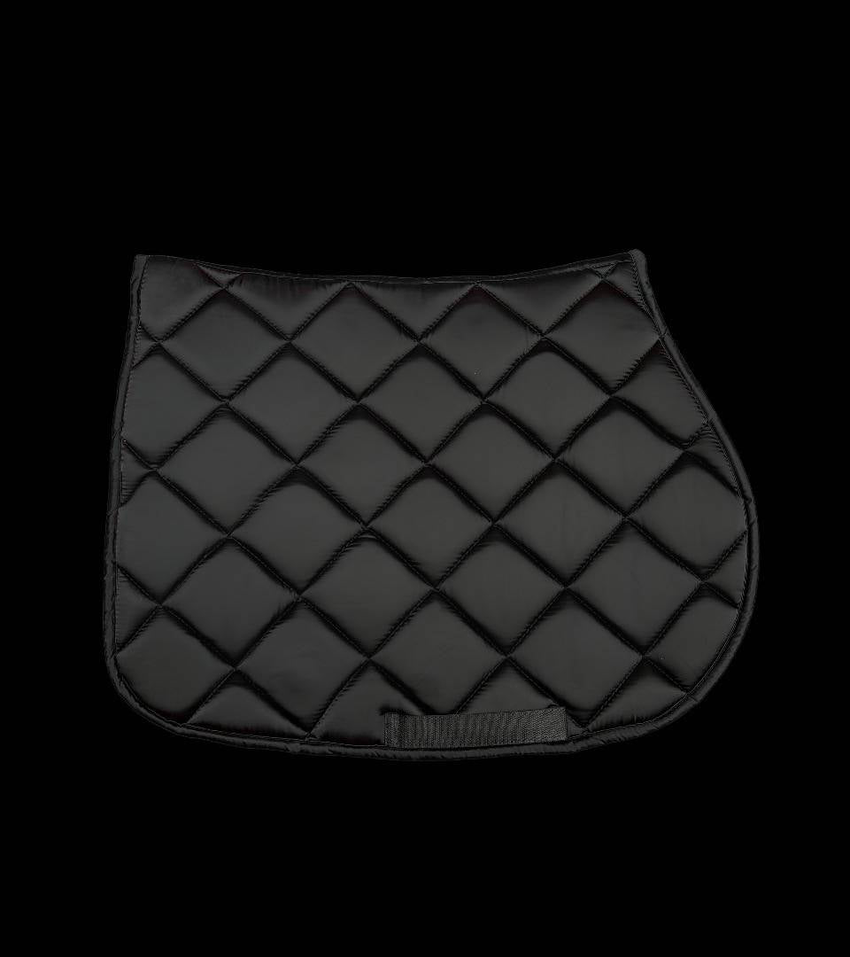 Kerbl Tapis De Selle Empara Noir - Anatomique Avec Applications Scintillantes Et Rembourrage Confort