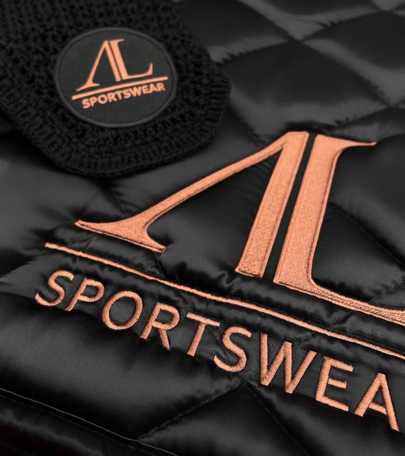 ensemble tapis bonnet noir caramel alexandra ledermann sportswear alsportswear