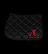 tapis de selle noir rouge alsportswear alexandra ledermann sportswear