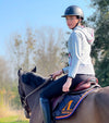veste sport grise femme equitation clear round alexandra ledermann sportswear alsportswear