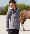 veste softshell equitation inception gris cendre femme alexandra ledermann sportswear alsportswear